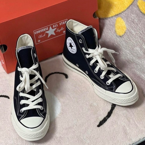 Converse Shoes - Converse Black & white unisex high top all star Chuck Taylor 70